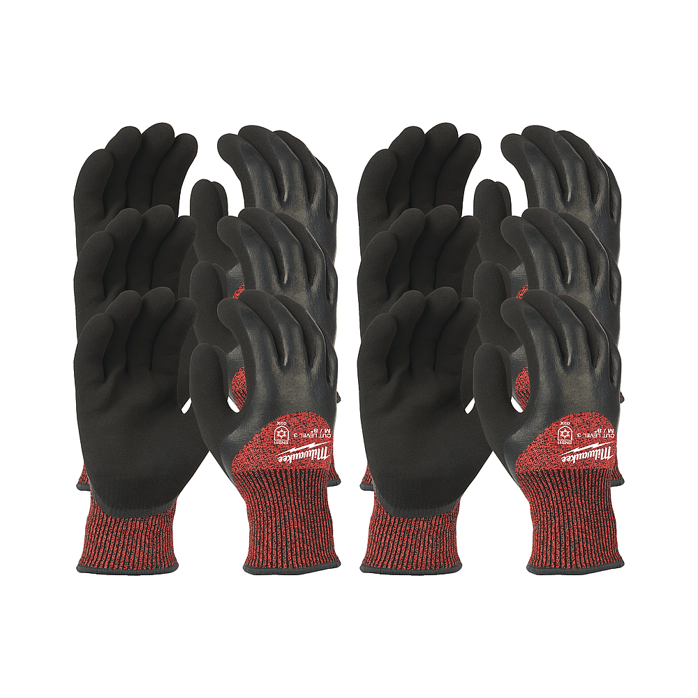 GANTS HIVER ANTI-COUPURE DOUBLE LATEX